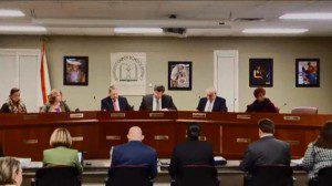 school board meeting