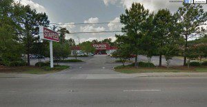 The closest Staple's store to Berkeley County is in Summerville.