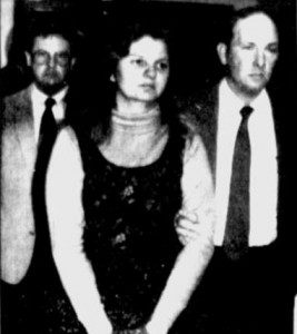 This is a picture of Justin's stepmom, taken from an old newspaper clipping. She was arrested in December 1989 and charged in Justin's murder. The charges were later dropped.