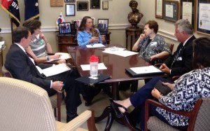 Senator Larry Grooms met with S.C. Secretary of Education Dr. Mick Zais Tuesday to discuss the development of new educational standards that will replace Common Core.   