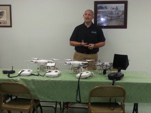 Pictured: Skyview Aerial meets with the rescue squad in Aug. 2014