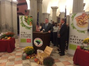 LG McGill and Commissioner Weathers