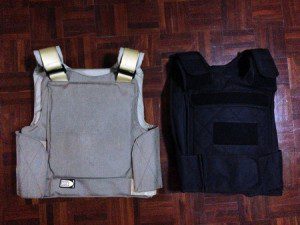 Pictured: ballistic vests