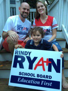 Pictured: Rindy supporters