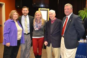 Caffey family with Dr. Frierson