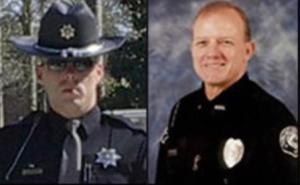 Pictured L to R: Berkeley Co. Sheriffâ€™s Deputy Sheriff Marion Wright and Patrolman William Bell of the Summerville Police Department