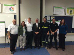 .  From left to right: Pedro Acosta, Samantha Lorio, Jeff Rehrig, Sen. Grooms, Robert Dehay, James Shiveley and Marianne Andrews.