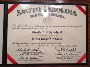 After the petition was filed, Adams uploaded his diploma to Facebook.