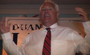 Lewis reacts to winning the May 5th runoff