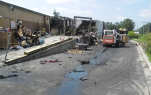 Pictured: Scene of the damage. (Courtesy: Goose Creek Police Department)