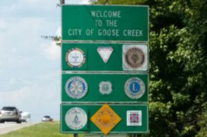 goose creek sign