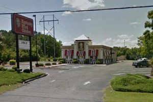Pictured: KFC in Goose Creek (Via Google Earth)