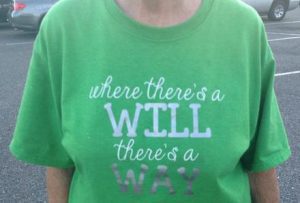 T-shirt worn by the mother of Will Rogers (Via Karina Bolster)