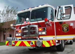 The E-ONE fire truck features a 450-horsepower engine, and is expected to last for over two decades.