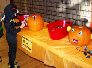 The Halloween Carnival includes fun games and activities for kids.