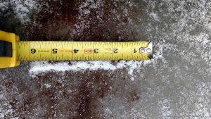 "Six inches of snow in Moncks Corner" (Via Mark Seagraves)