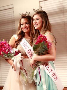 Pictured: Catherine Wong named Miss Berkeley County and Paris Rizzo named Miss Berkeley County Teen
