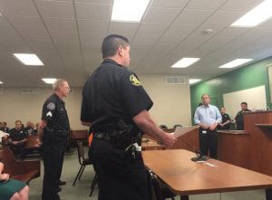 Chief Deputy Mike Cochran addresses court, calls Ward a "danger to the community." (Via Lara Rolo/Twitter)