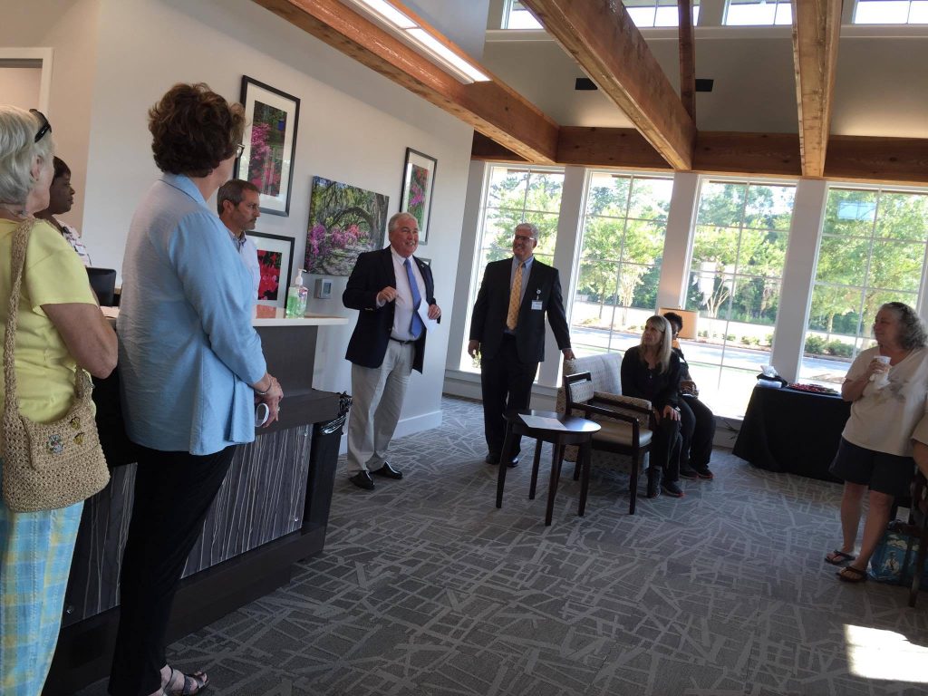 Berkeley County Supervisor Bill Peagler thanks MUSC for its investment in the area.