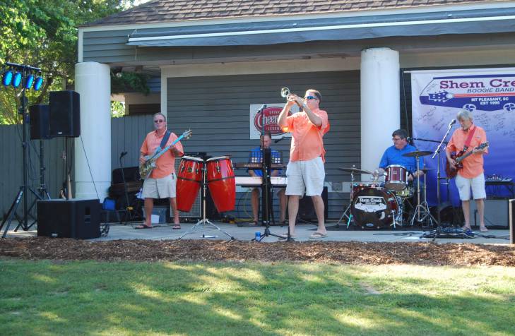 The Shem Creek Boogie Band performed on May 27 at Crowfield to the delight of hundreds of area music fans. 