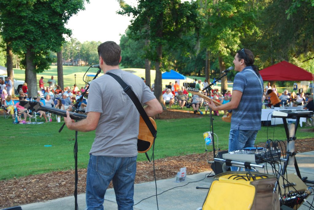 Pictured: The June 10th performance by The Dave Landeo Band brought another great crowd to Crowfield Golf Club.  