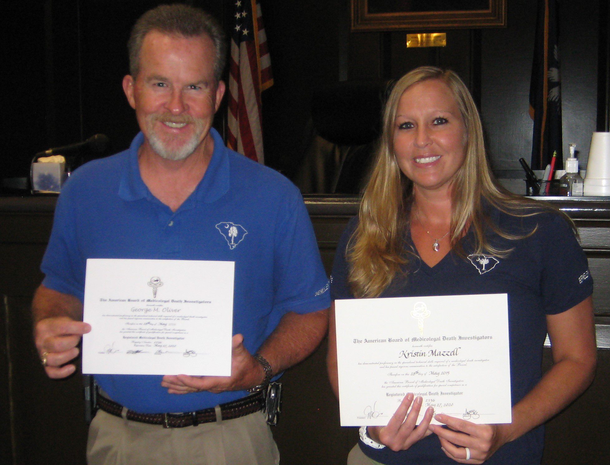 Pictured L to R: George Oliver and Kristen
