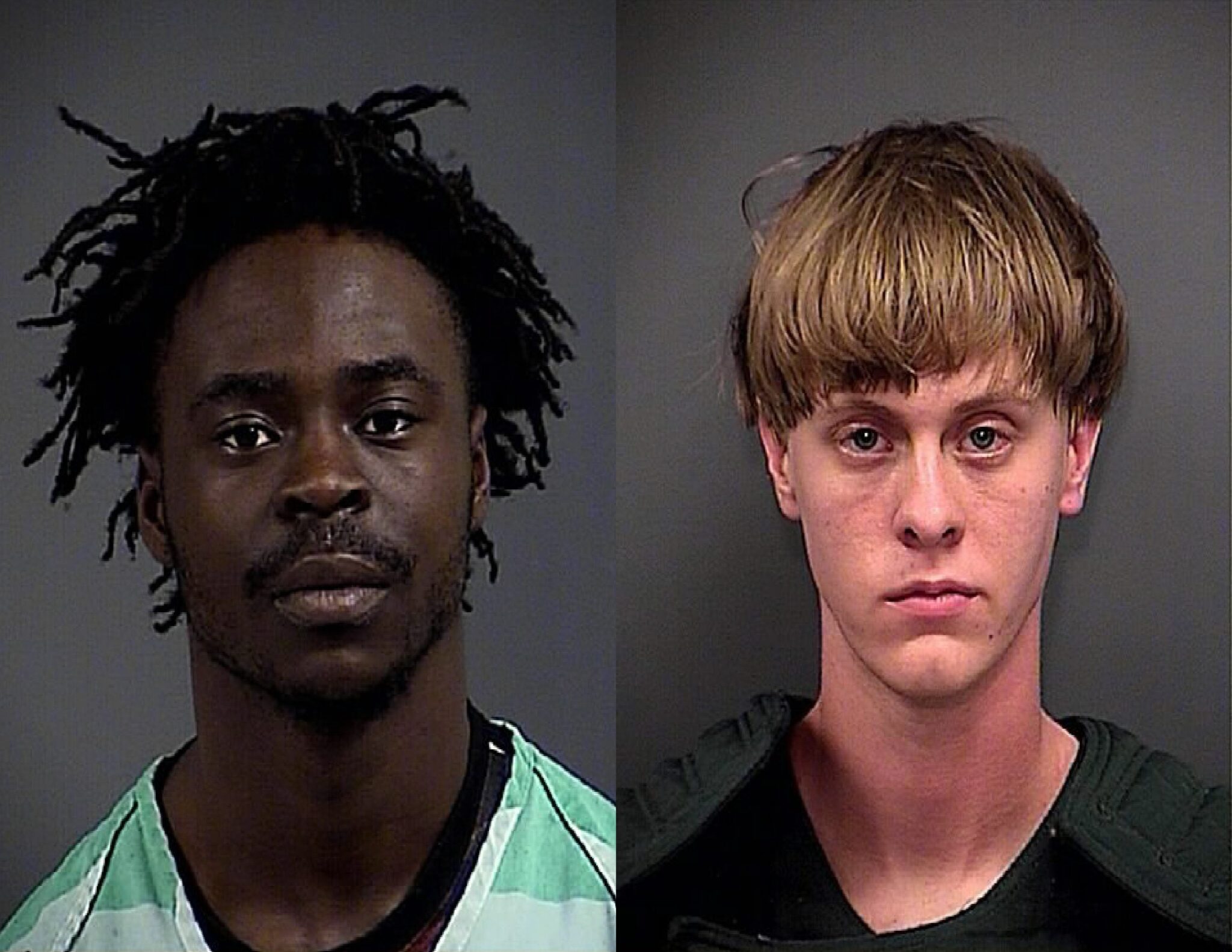 Pictured L to R: Dwayne Stafford and Dylann Roof