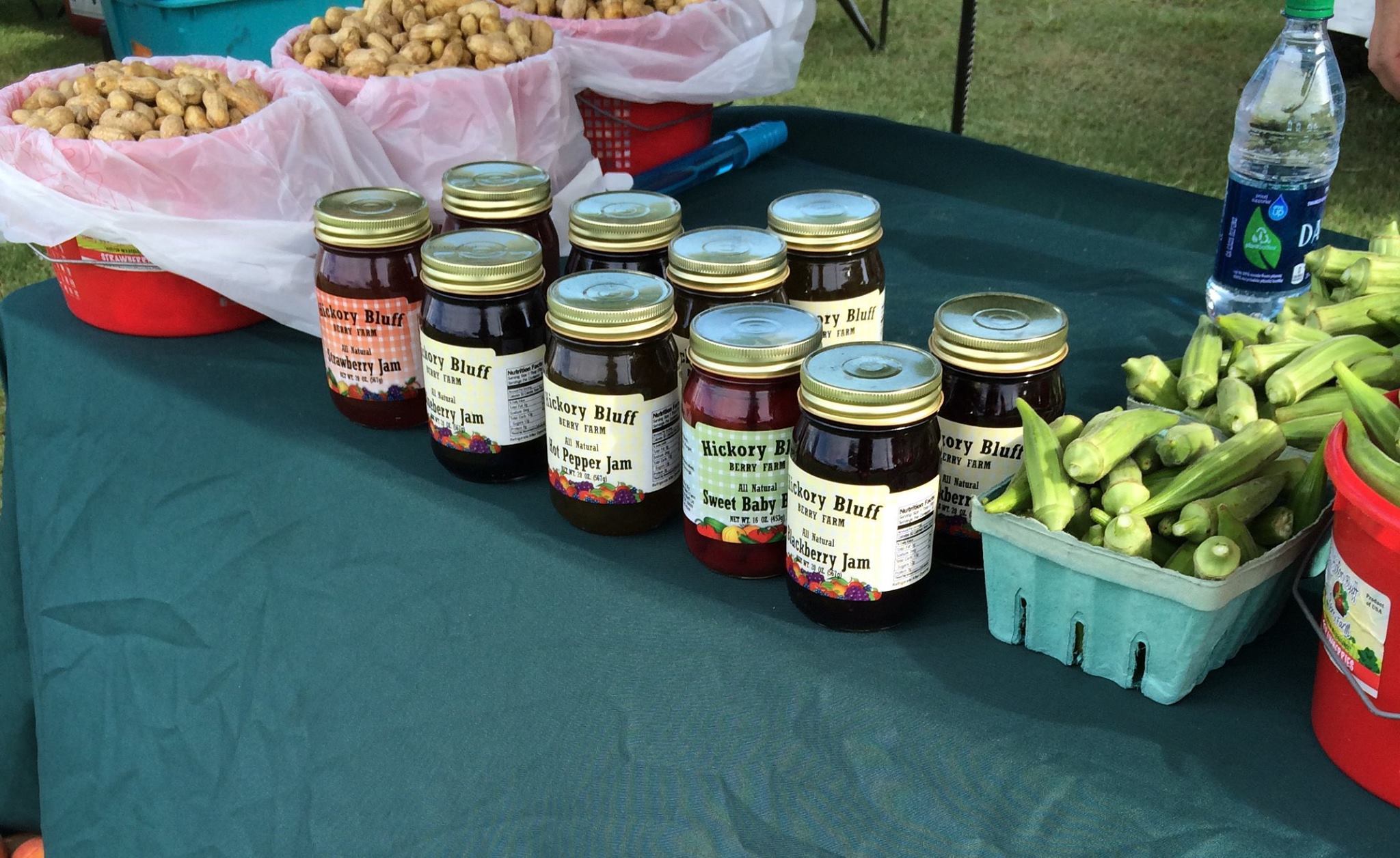 Pictured: Just some of the locally-made products you can buy at the Farmers Market.
