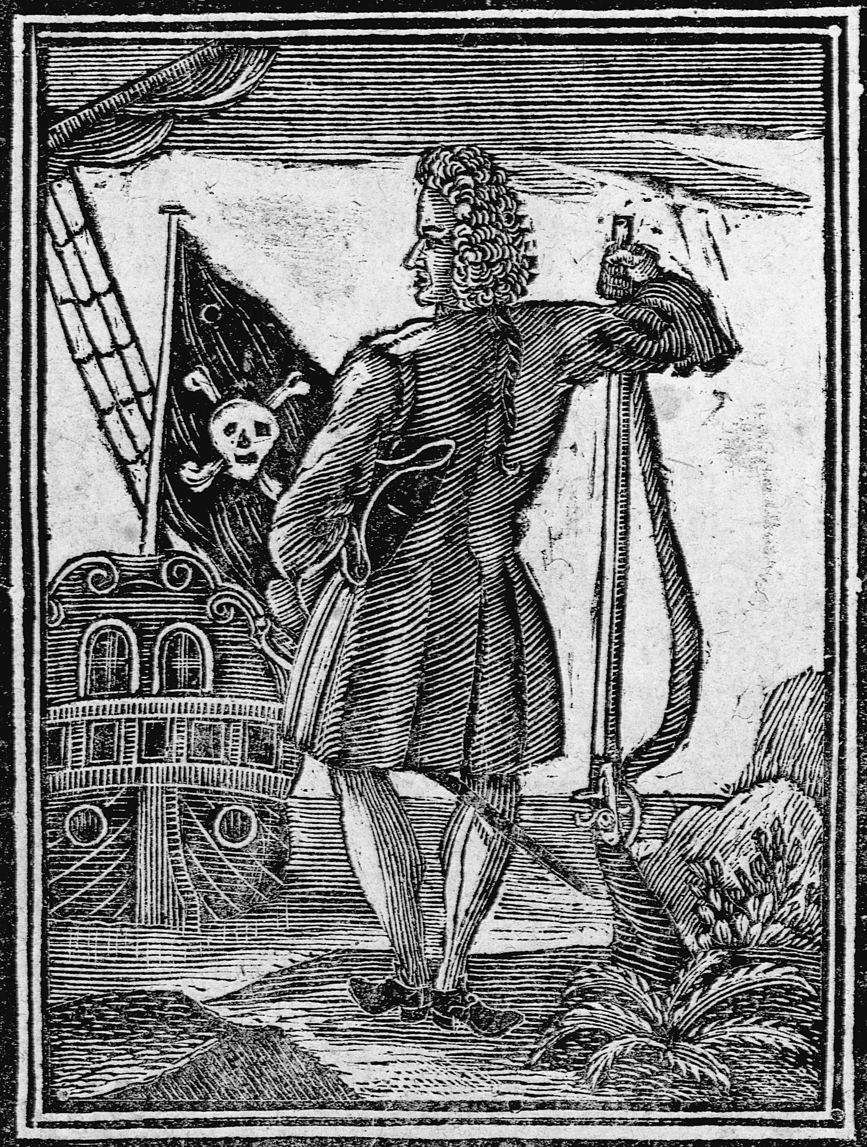 Pictured: Major Stede Bonnet, a Carolina coast pirate who died on the gallows shortly after his capture in 1718. (Provided)