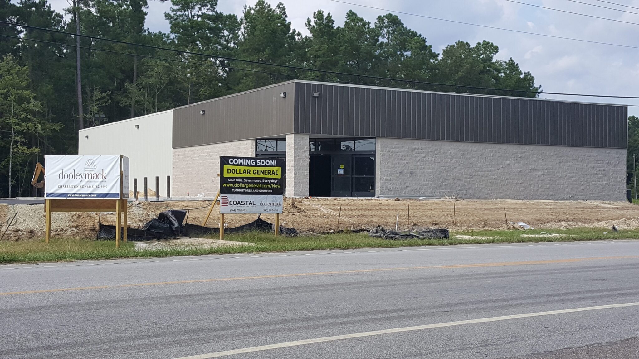 The new Dollar General sits off of Highway 17A in Macedonia.