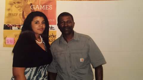 Pictured: Jasmine with her father, Lamont Lampkin