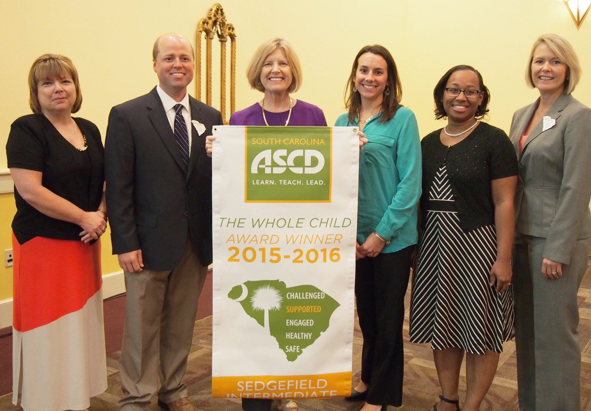 Winning schools received a banner and a $1,000 grant, given to assist in the implementation of other goals related to one or more of the tenets of The Whole Child Initiative.