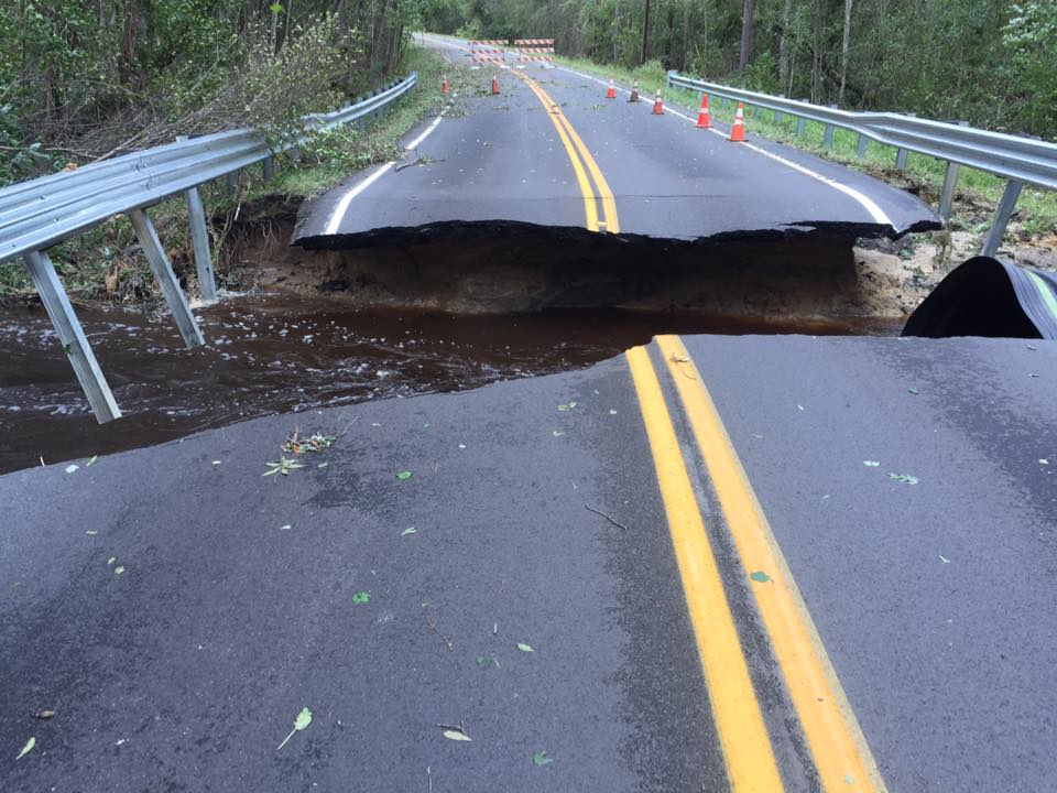 Pictured: Road to Short Stay closed in Berkeley County (Via Short Stay Recreation Area Joint Base Charleston)