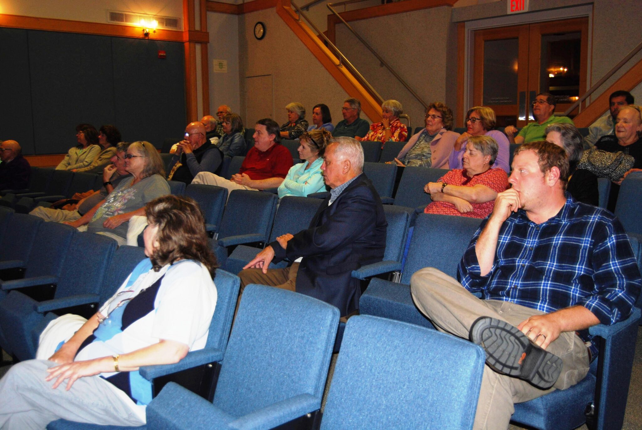 Rep. Joe Daning (center) was in the audience on Thursday, Nov. 17 for Mayor Heitzler’s final history lecture of 2016.