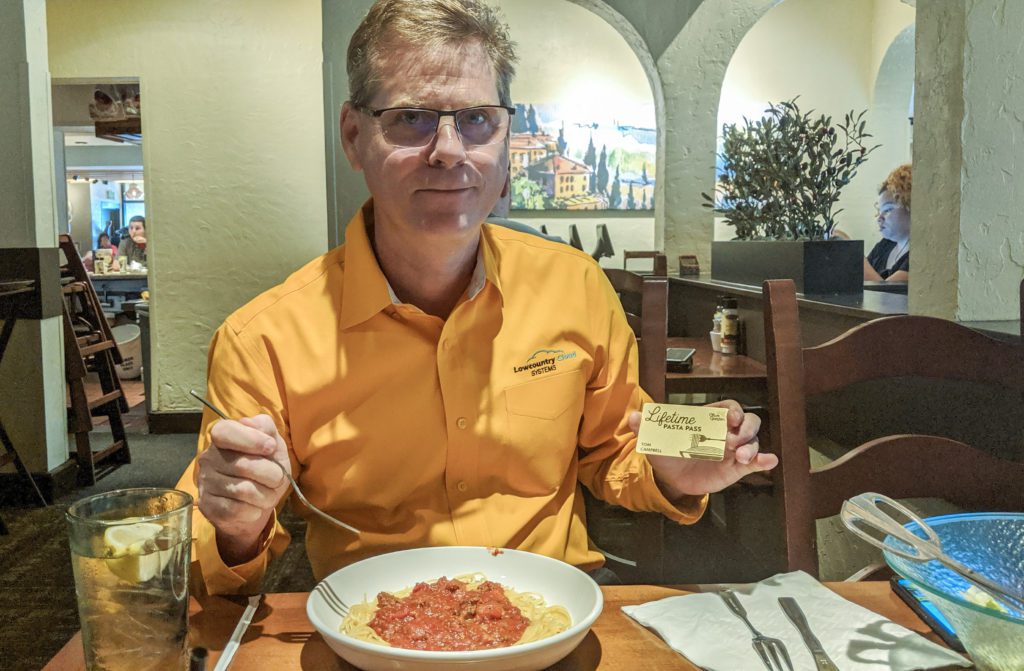 Goose Creek Man Wins Unlimited Pasta For Life From Olive Garden