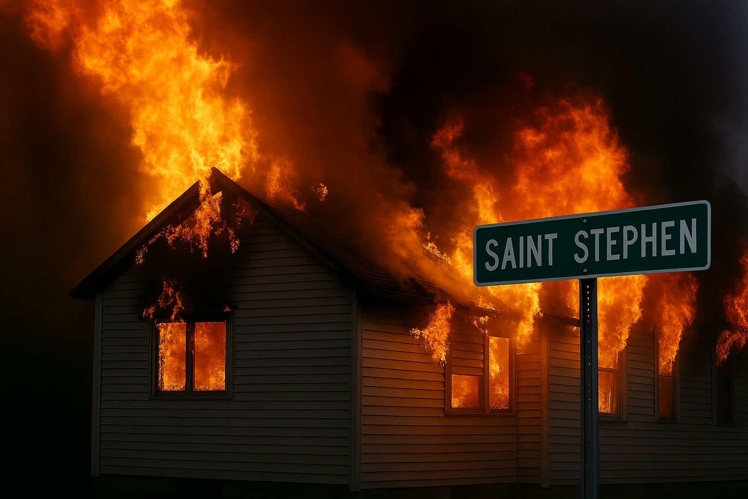 house fire st stephen