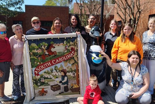 Wassamasaw Tribe Hosts Lowcountry Artists for National Tapestry Project