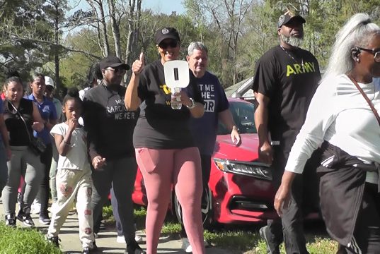 Prayer Walk Brings Moncks Corner Community, First Responders Together